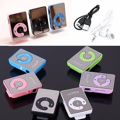 Máy nghe nhạc mp3 hỗ trợ thẻ nhớ 8gb sd tf + tai nghe chất lượng cao