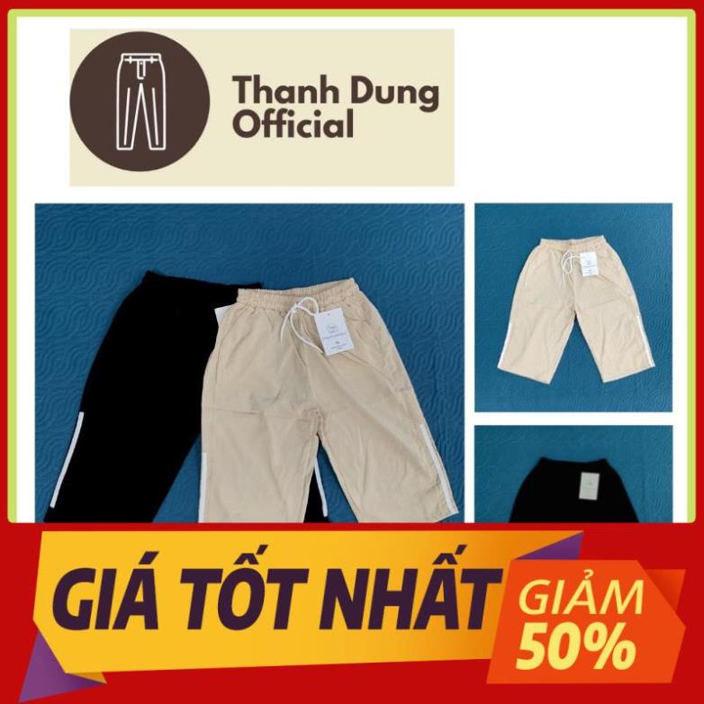 QUẦN NGỐ ĐÙI NỮ SỌC CHẤT ĐŨI - QUẦN LỮNG NỮ CO GIÃN CÓ DÂY RÚT TIỆN LỢI !