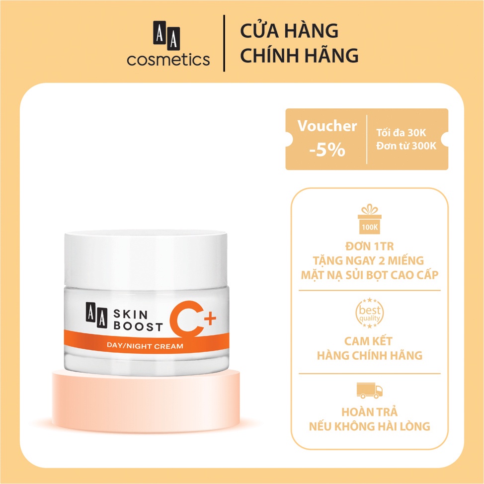 Kem Dưỡng Trắng AA SKIN BOOST C+ - AA COSMETIC