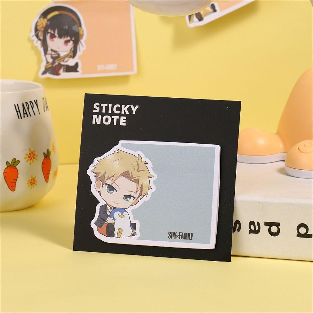 [COD] Giấy Ghi Chú Gián Điệp X Family Đồ Dùng Học Sinh Anya Forger Anime Dính Giấy Ghi Chú Gián Điệp Gia Đình