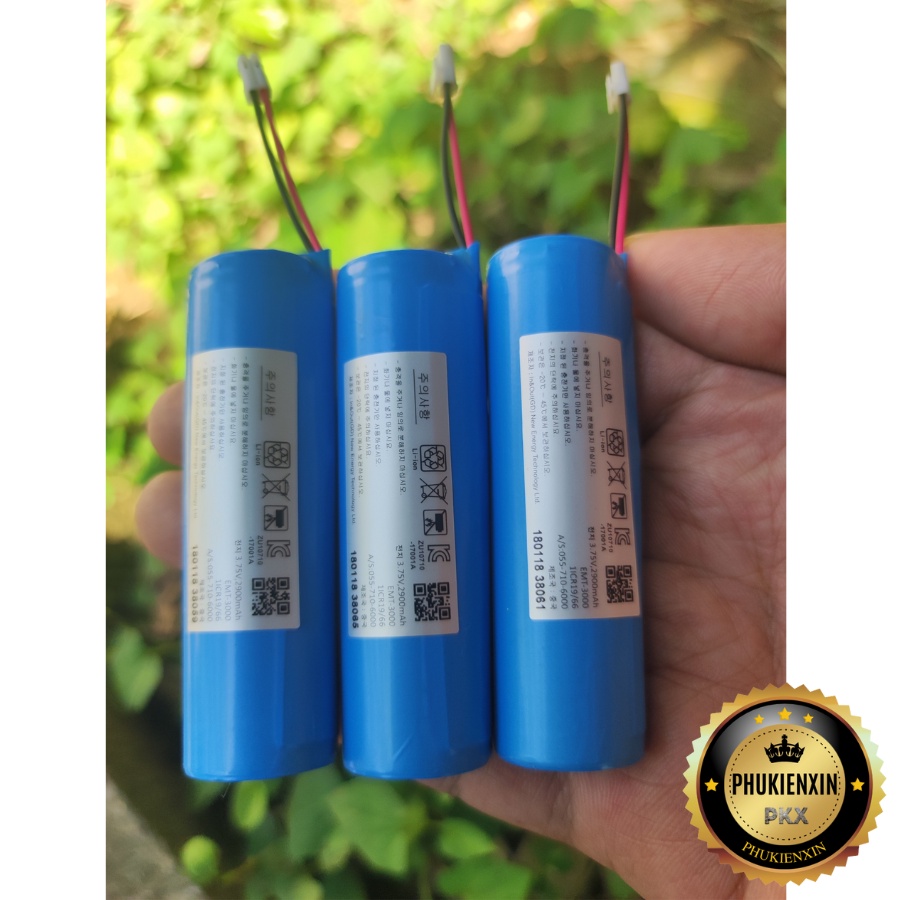 Pin Sạc 18650 xuất Hàn Quốc 3.7V 3400mAh New Nguyên Mạch