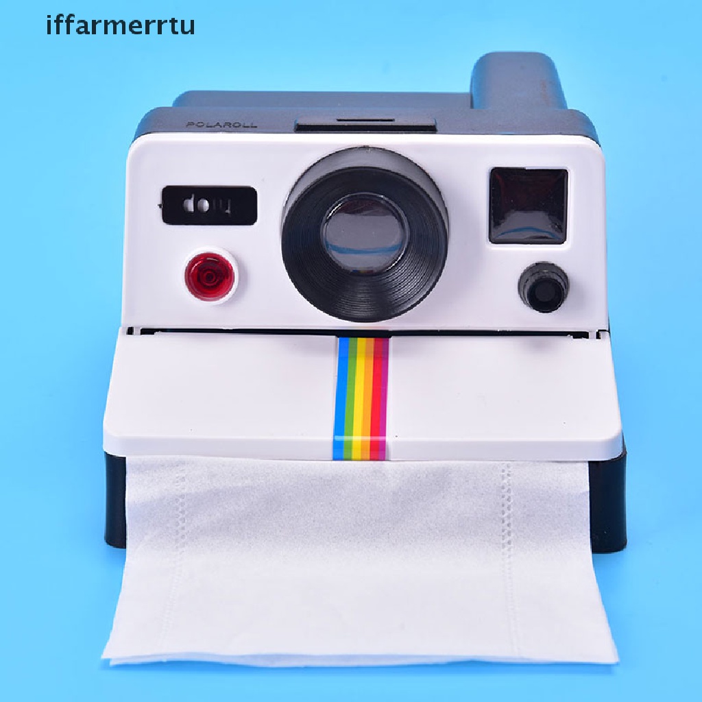 {iffarmerrtu} WC Tissue Box Creative Toilet Roll Camera Paper Holder Box Bathroom Retro Decor hye