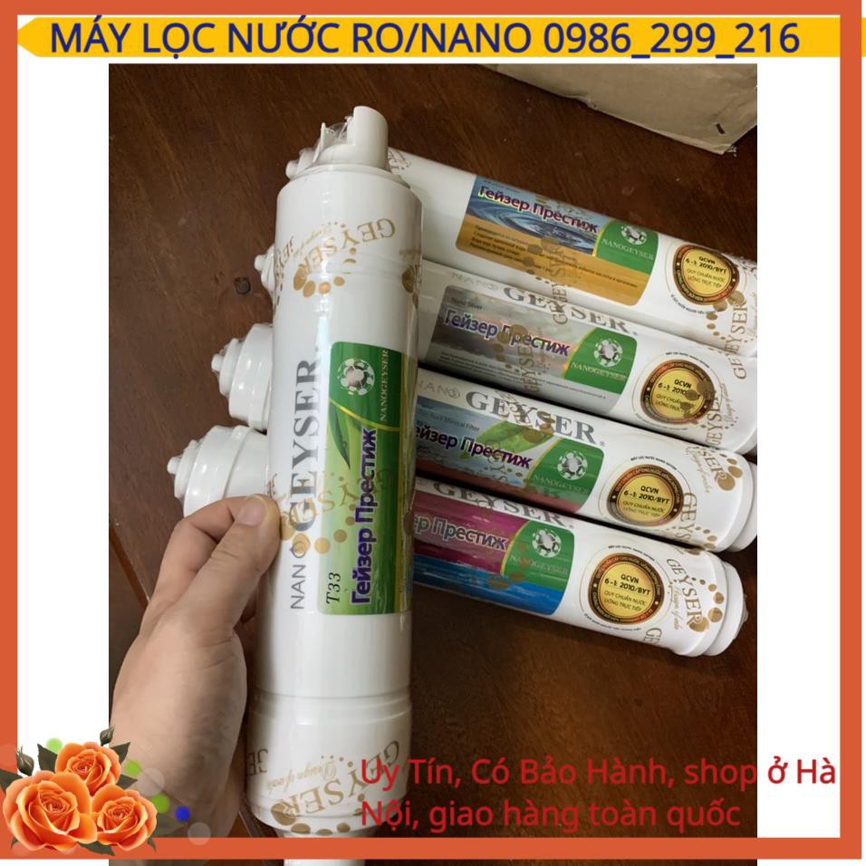 Combo Lõi 45678 Dành Cho Máy Lọc Nước NanoGeyser, Tất Cả Máy Lọc Nước