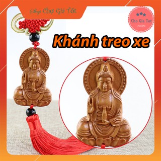 Khánh gỗ treo xe ô tô hình phật