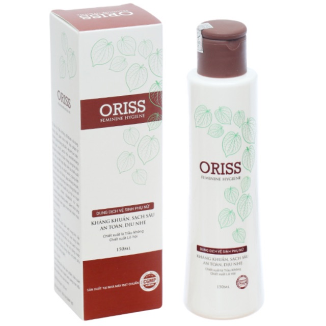 Dung dịch vệ sinh phụ nữ Orris Feminine Hygiene Lá trầu không 150ml
