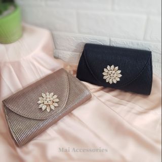 Clutch dự tiệc cầm tay có dây đeo chéo thiết kế sang trọng MAIT