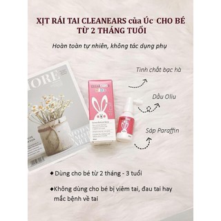 Xịt Tan Ráy Tai Clean_Ears_Kids 30ml Của Úc