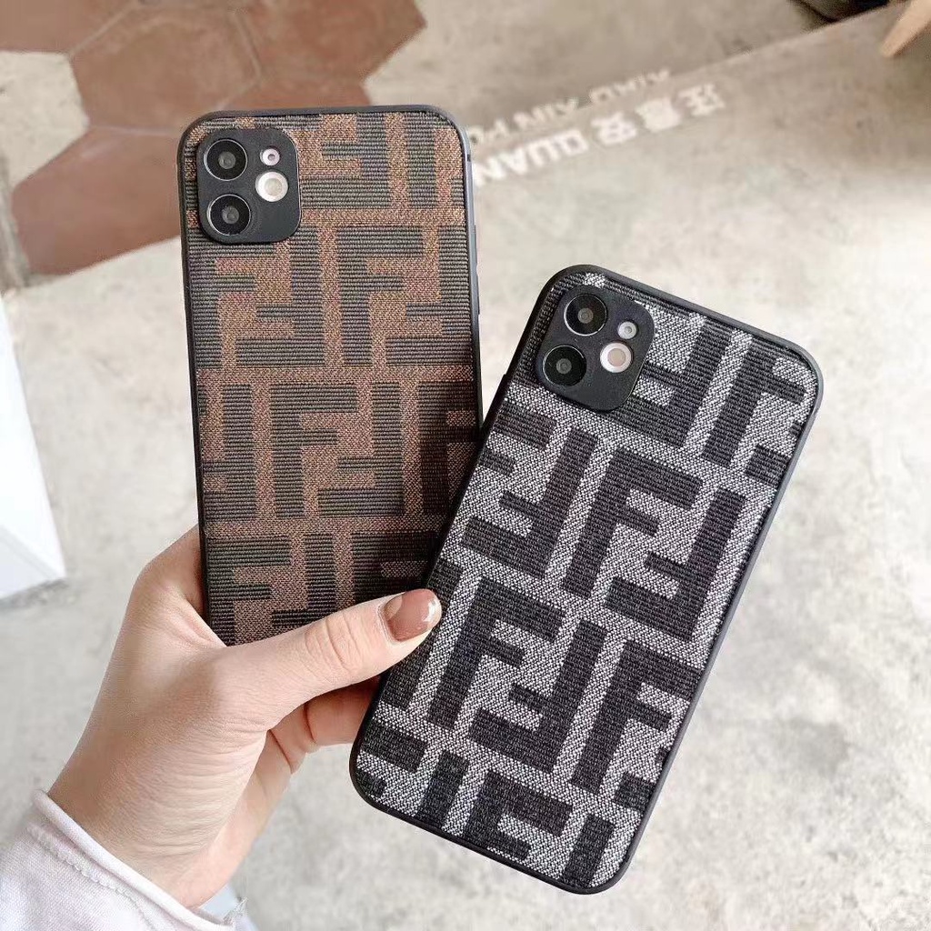 ! Fendi! Ốp Điện Thoại In LOGO Thời Trang Cho iPhone 12 11 Pro MAX 6 6s 7 8 Plus XR X XS MAX SE