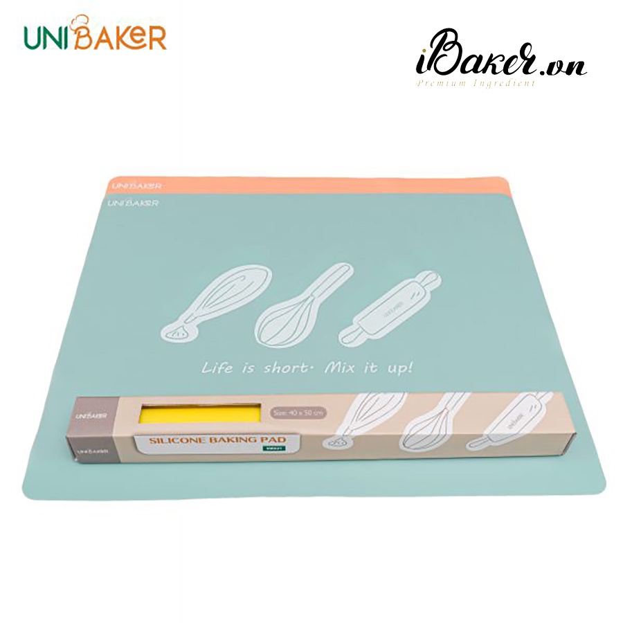 TẤM NHÀO BỘT SILICONE UNIBAKER- LIFE IS SHORT