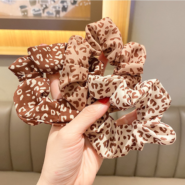 RẺ VÔ ĐỊCH  1 CHIẾC DÂY BUỘC TÓC CRUNCHIES HỌA TIẾT DỄ THƯƠNG PHONG CÁCH HÀN QUỐC