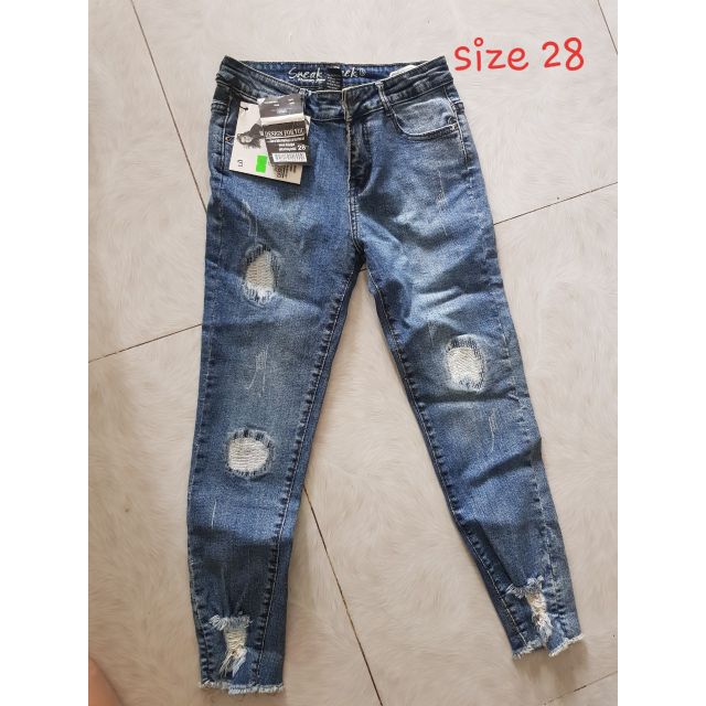 Quần jean trẻ trung lẻ size