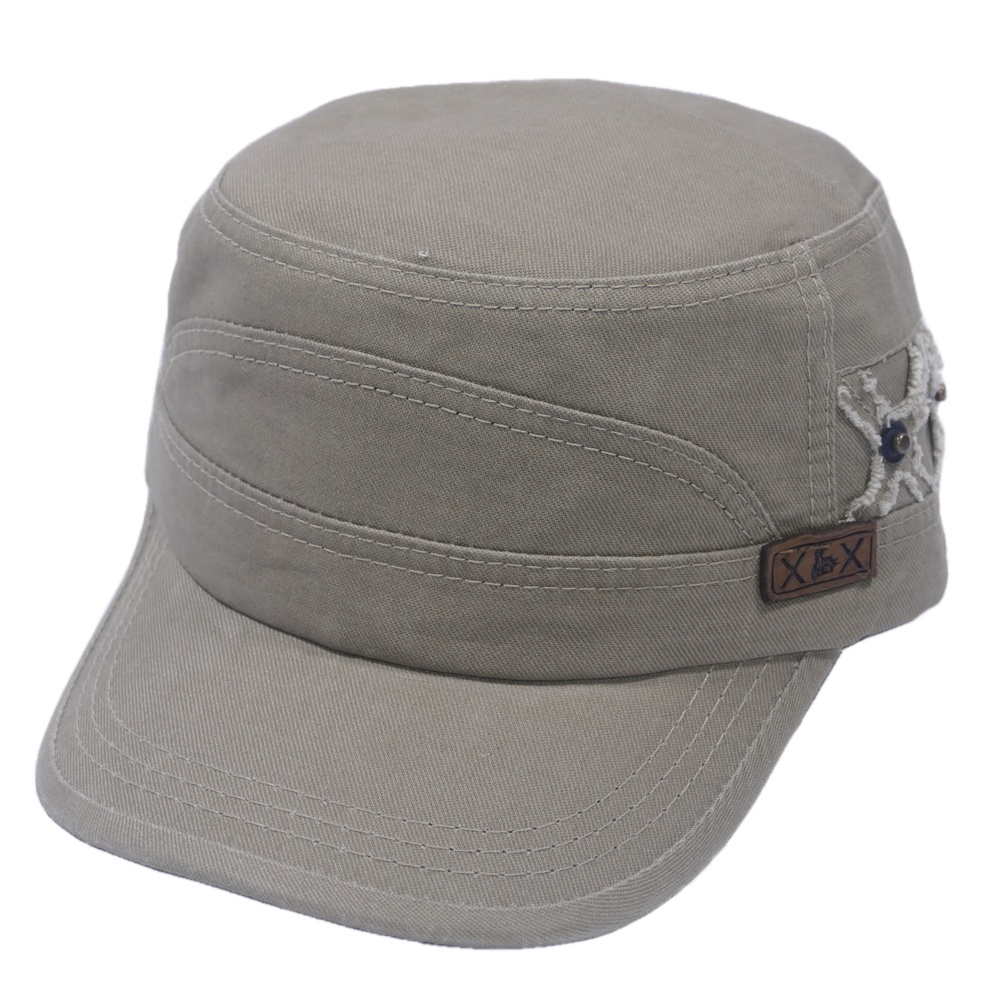 [ Nhiều màu ]Nón kết đầu bằng vá da XX - có may đuôi phía sau giúp giữ chặt nón và tăng size vòng đầu