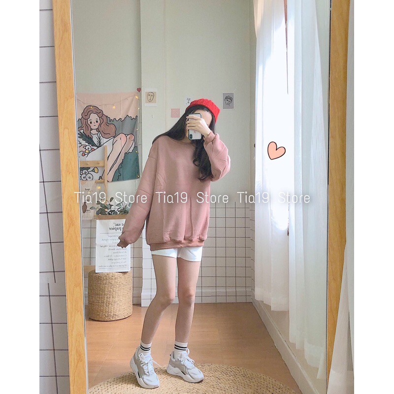 ÁO SWEATER NỈ BÔNG LOẠI 1 FORM TO ( ẢNH THẬT)