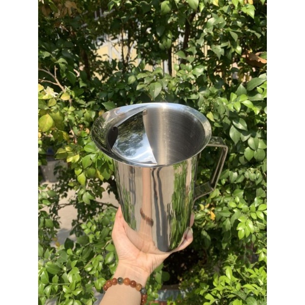 Cá rót inox 304 sáng bóng 2L