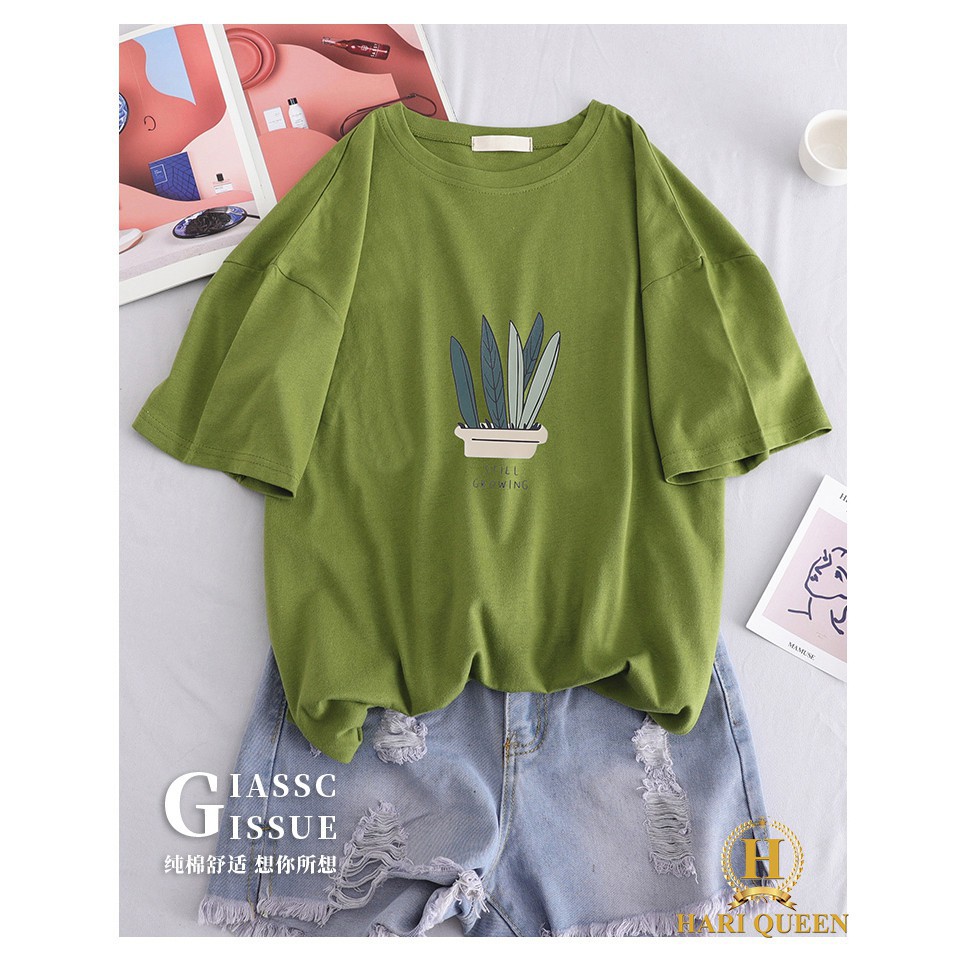 [FREESHIP ĐƠN TỪ 50K] Áo phông chậu cây lá Still HARI0420