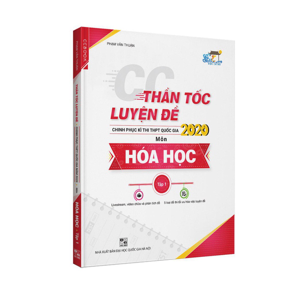 Sách - CC Thần tốc luyện đề 2020 môn Hóa học tập 1 | BigBuy360 - bigbuy360.vn