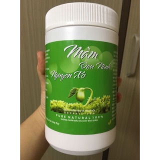 500gr mầm đậu nành nguyên xơ tăng vòng 1 có giấy chứng nhận ATTP
