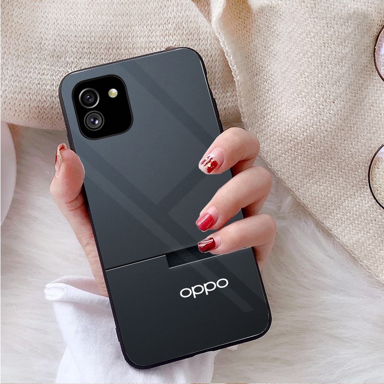 Ốp Lưng SAMSUNG GALAXY A03 Mặt kính gương sáng bóng cao cấp