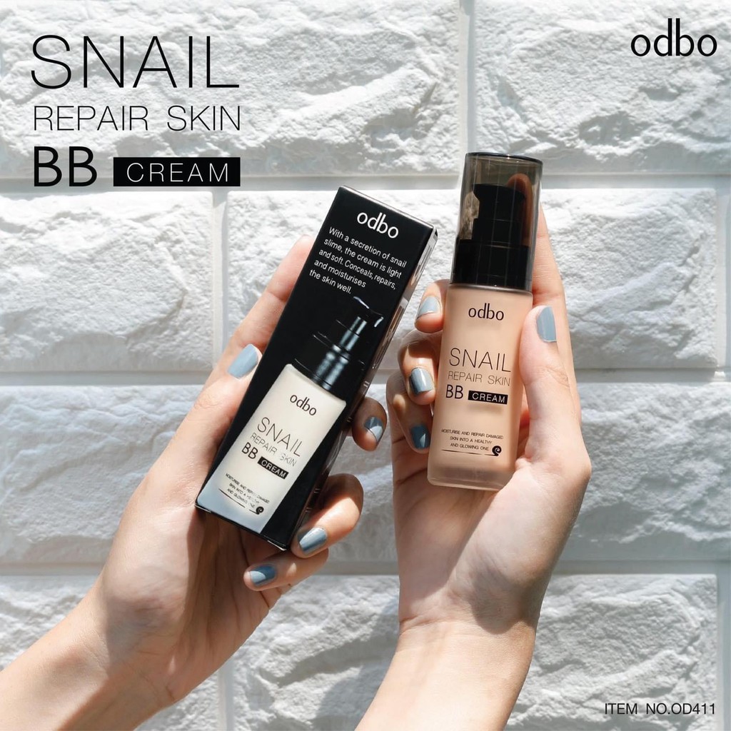 KEM NỀN BB CREAM ODBO SNAIL REPAIR SKIN Giúp da mịn đẹp