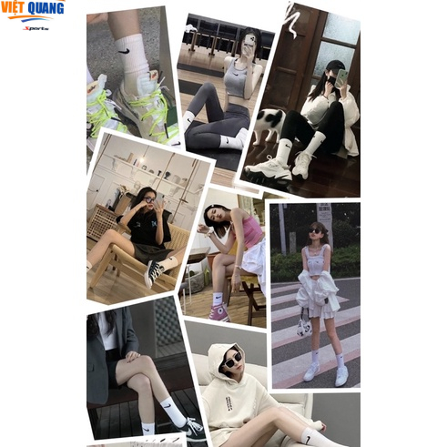 Tất Nike vớ nam nữ cổ cao thời trang thể thao cao cấp