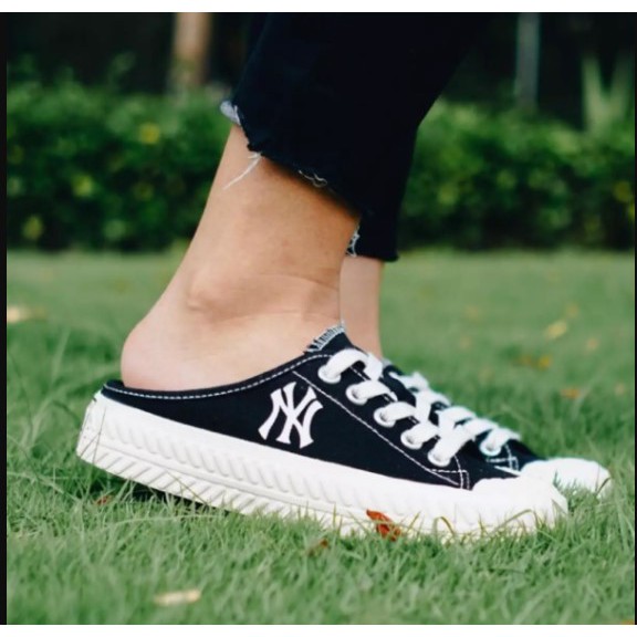 [HÀNG QUẢNG CHÂU-CHUÂN 11] Sục đạp gót cao cấp ,M.L.B đạp gót , sục ny  đen. TG-Giày Humy | BigBuy360 - bigbuy360.vn