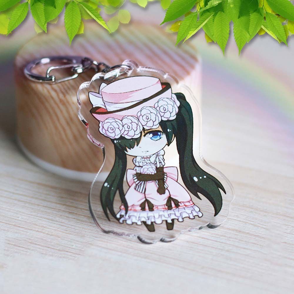Móc Khóa Họa Tiết Nhân Vật Hoạt Hình Kuroshitsuji Sebastian1