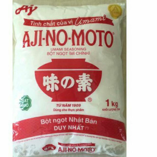 Bột ngọt Ajinomoto 1kg (hạt nhỏ)