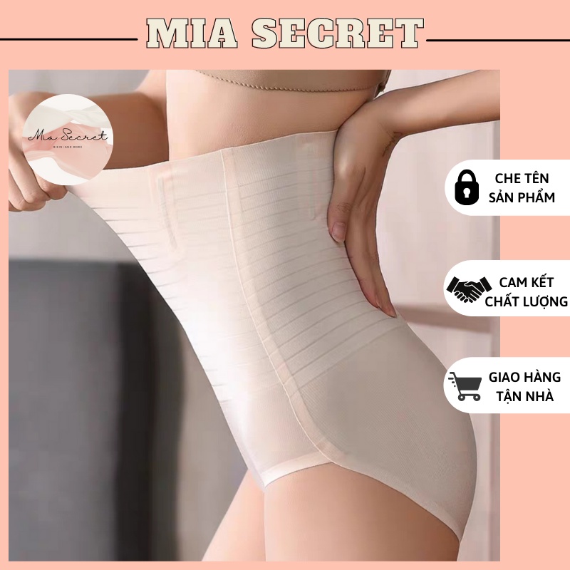 Quần Lót Nữ Gen Bụng Định Hình Chất Su Lạnh Chống Cuộn Gập, Nâng Mông Tạo Đường Cong Quyến Rũ |MIA SECRET|