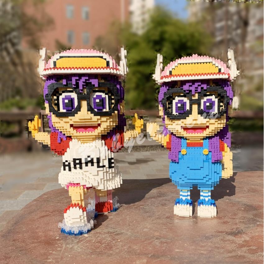 Khối Xây Dựng Nano Dr. Nwe Nano Dr. Nwe Đồ Chơi Lắp Ráp Robot Arale Micro Sáng Tạo Cho Trẻ Em