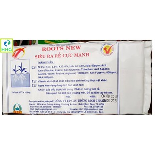 Phân bón cao cấp SUPER ROOTS AMIN Humic Acid Đậm Đặc - ROOTS NEW Siêu Ra Rễ Cực Mạnh (10ống x 20ml)