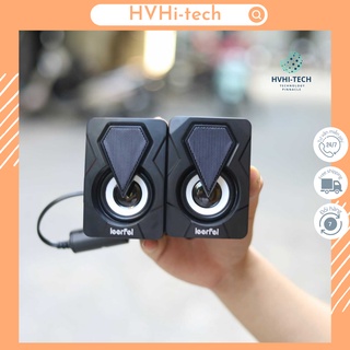 Loa máy tính vi tính mini LeerFel LED để bàn