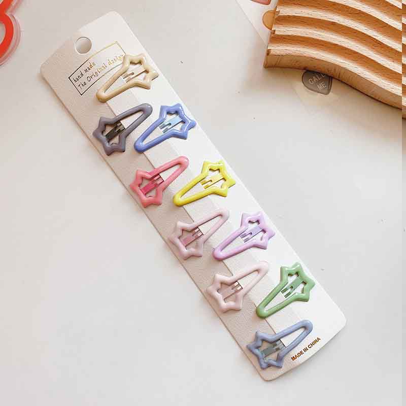 Set 10 Kẹp Tóc Đơn Giản Dễ Thương Cho Nữ