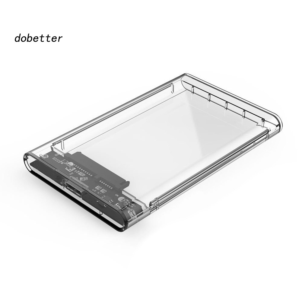 【dobetter.YP】5Gbps High Speed 2.5inch SATA HDD SSD USB 3.0 Mobile Hard Disk Box Case for PC