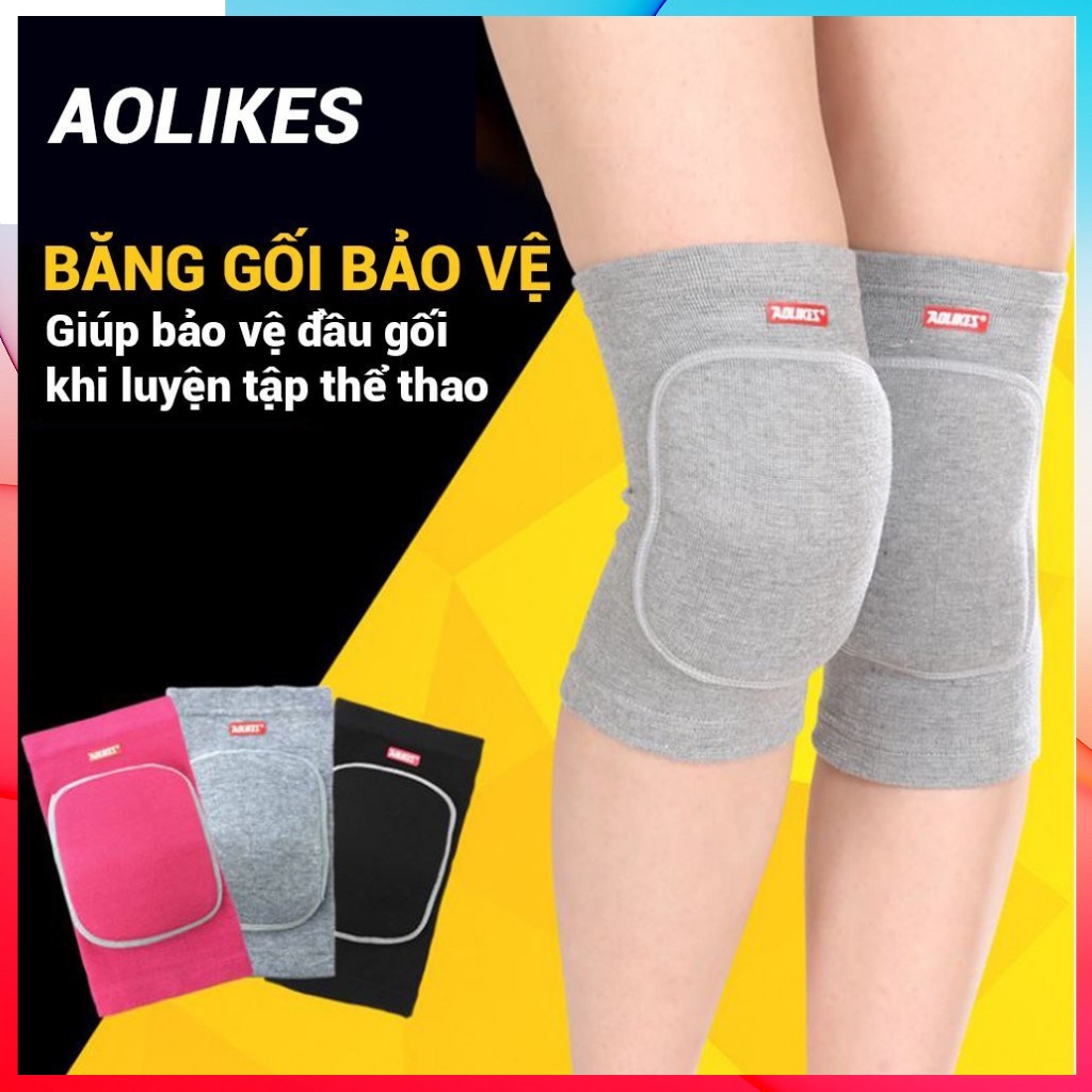 Băng bảo vệ đầu gối Aolikes 0210 chống chấn thương ✴️ Free Ship ✴️ chuyên dụng dùng trong thể thao