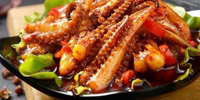 Râu mực cay Tứ Xuyên nhãn hiệu bà nội trợ - gói 12g | BigBuy360 - bigbuy360.vn