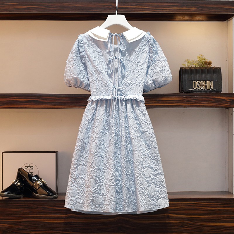 🌸Hàng Order🌸 Váy Bigsize Tay Bồng Thắt Dây Lưng  Trẻ Trung Nữ Tính🌸Hàng Quảng Châu | BigBuy360 - bigbuy360.vn