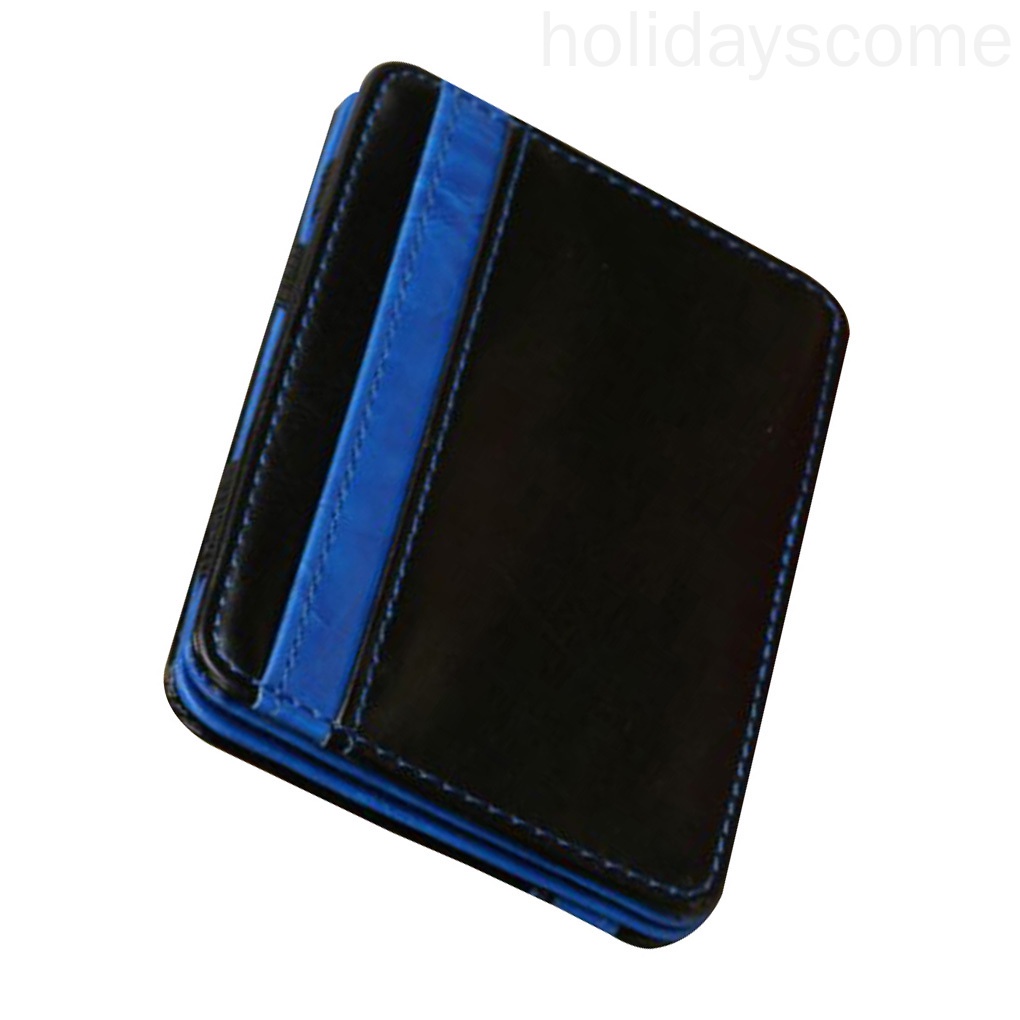 Unisex Wallet Magic Card Bag Wallet Mini Magic Money Clip Short Wallet holidayscome