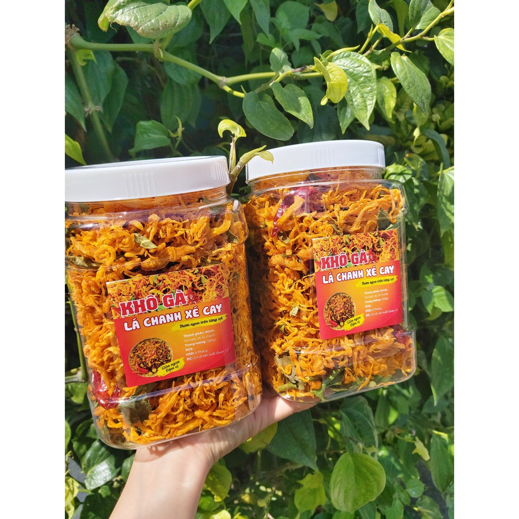 1KG #KHÔ_GÀ LÁ CHANH NGON loại 1