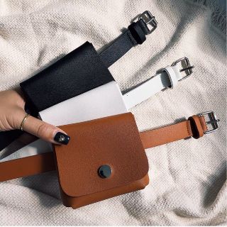 Túi belt bag đeo bụng mini mẫu mới ( sẵn trắng)
