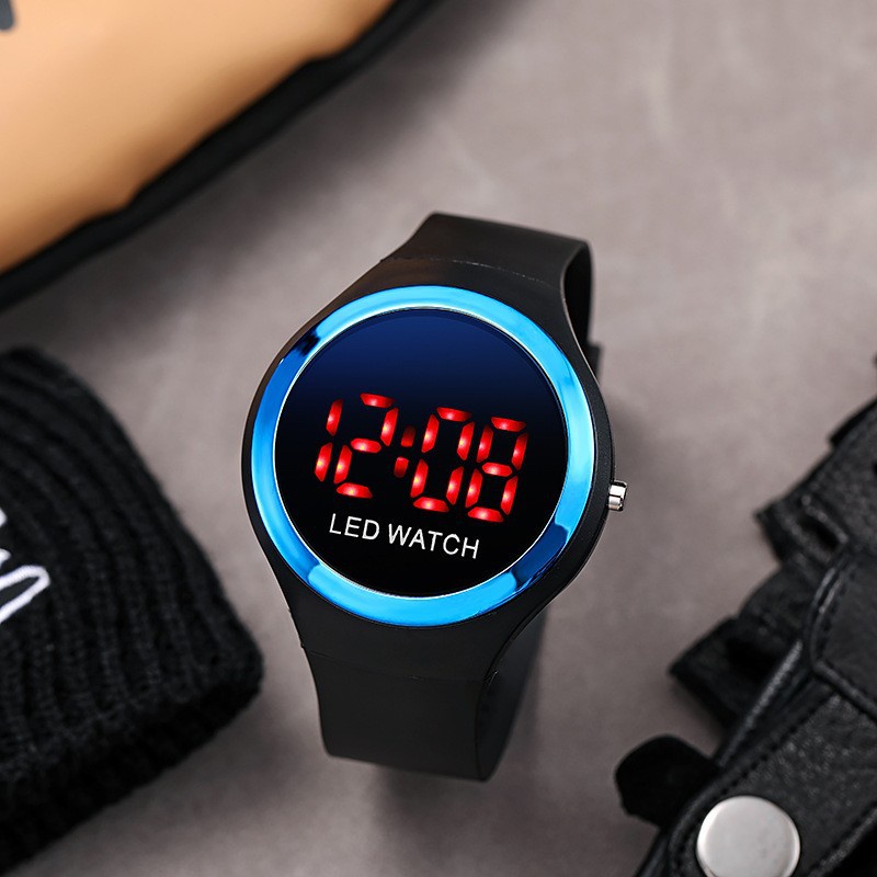 Đồng Hồ LED Điện Tử Chống Thấm Nước Phong Cách Thể Thao 2022 Cho Bé