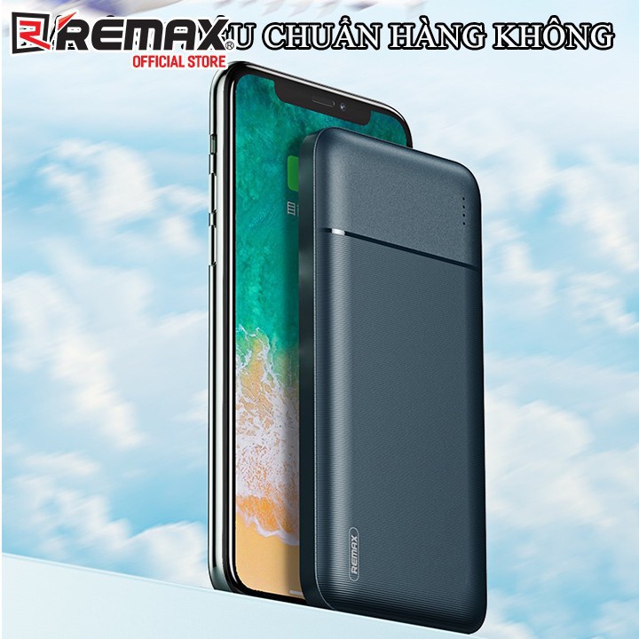 Pin Sạc Dự Phòng 10000mah Remax RPP-96 Garie Series Fast Charing 2.1A tích hợp 2 cổng USB