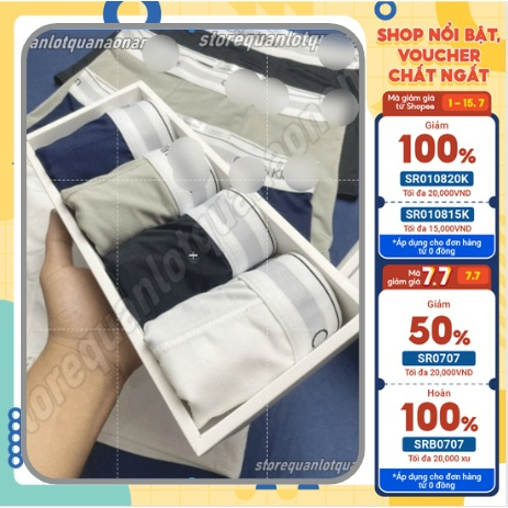 {giá sale tốt}Quần sịp đùi CK chất vải thun lạnh,thoáng mát,thấm hút mồ hôi tốt,co giãn 4chiều,ko nhăn,ko xù,giặt máy ok
