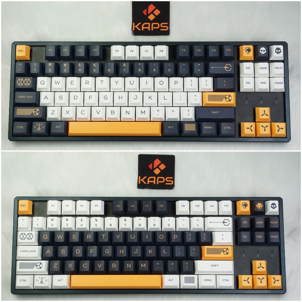 [ Hàng Hot ] Keycap VIRTUAL WAR - CHERRY - Thick PBT - Dyesub - 141 nút cho bàn phím cơ (Filco, Leopold, IKBC, Edra, key