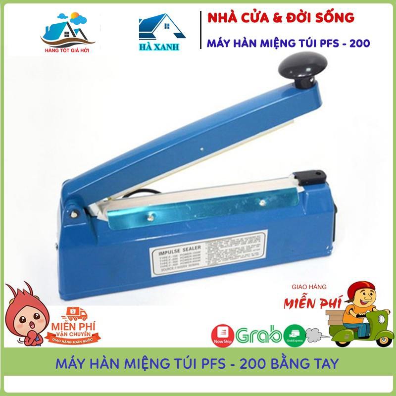 Máy Hàn Miệng Túi, Máy Dập Miệng Túi PFS - 200 Bằng Tay Đa Năng Siêu Tiện Dụng