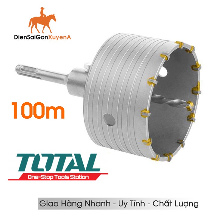 Mũi khoan lỗ khoét lỗ tường bê tông 100mm TOTAL TAC43100 - DSG