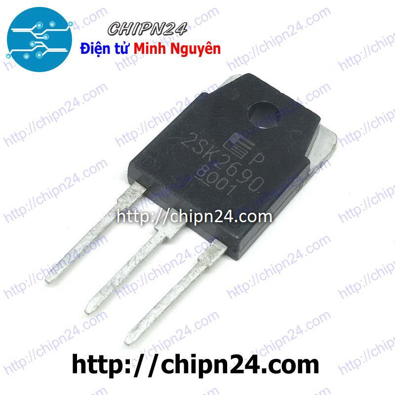 [1 CON] Mosfet K2690 TO-3P 80A 60V Kênh N (2SK2690 2690 125W)