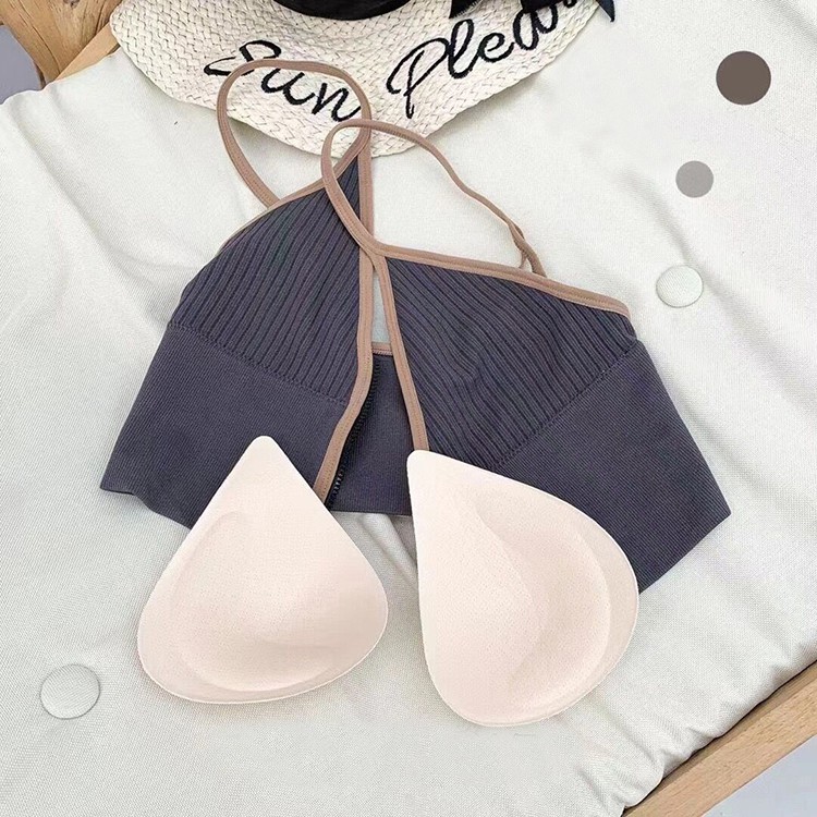 Áo Bra Đẹp ❤️FREESHIP❤️ Áo Bra Khóa Kéo Nâng Ngực - Bra 2 Dây Cổ V Trước Cá Tính Mềm Mại Siêu Sexy