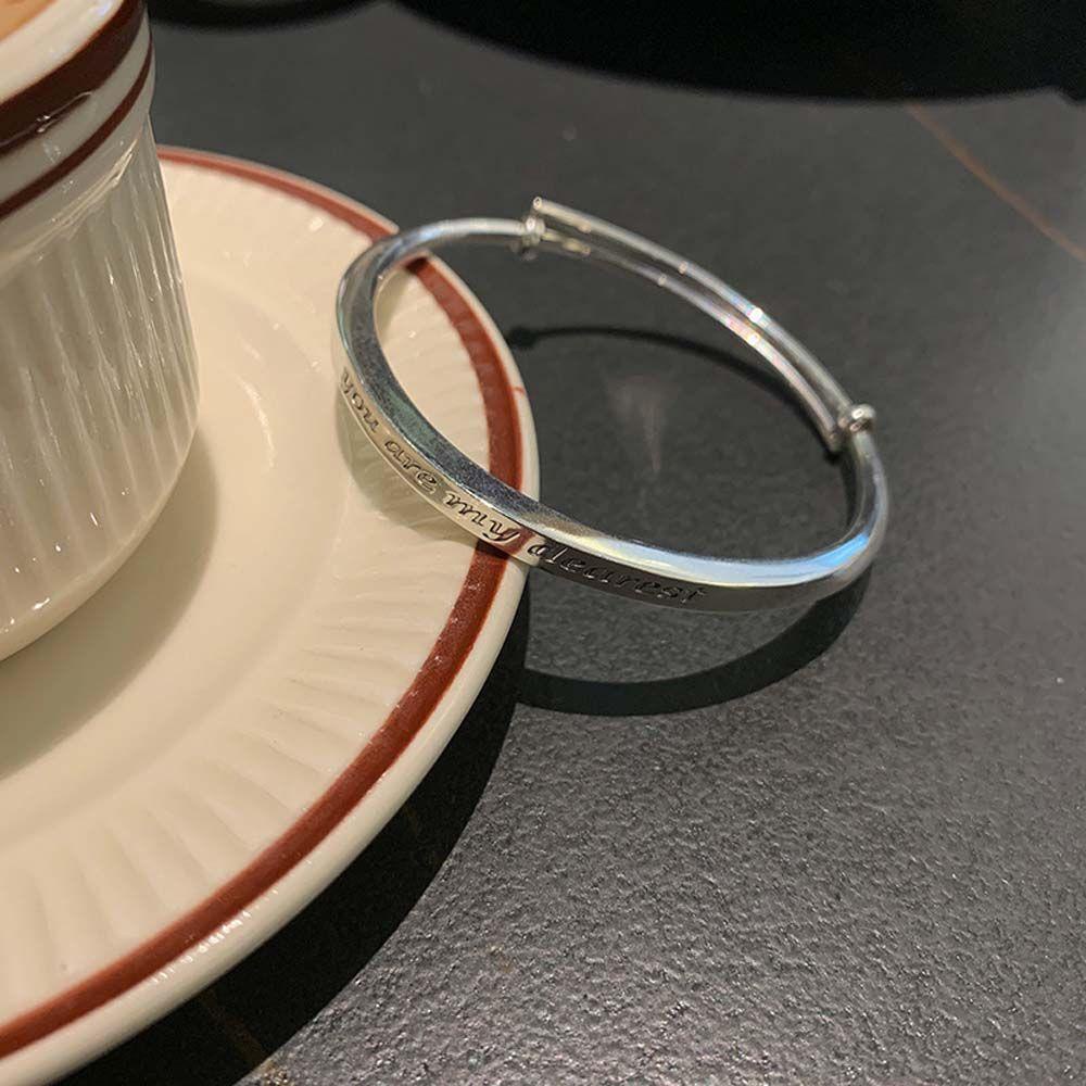 JARRED Vòng Tay In Chữ Tiếng Anh Phong Cách Punk Thời Trang Cho Nữ