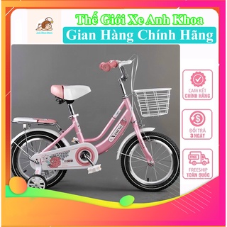 Xe đạp trẻ em Xaming Nữ mẫu mới đủ size 12-14-16-18inc ( cho bé từ 2 đến 9 tuổi)