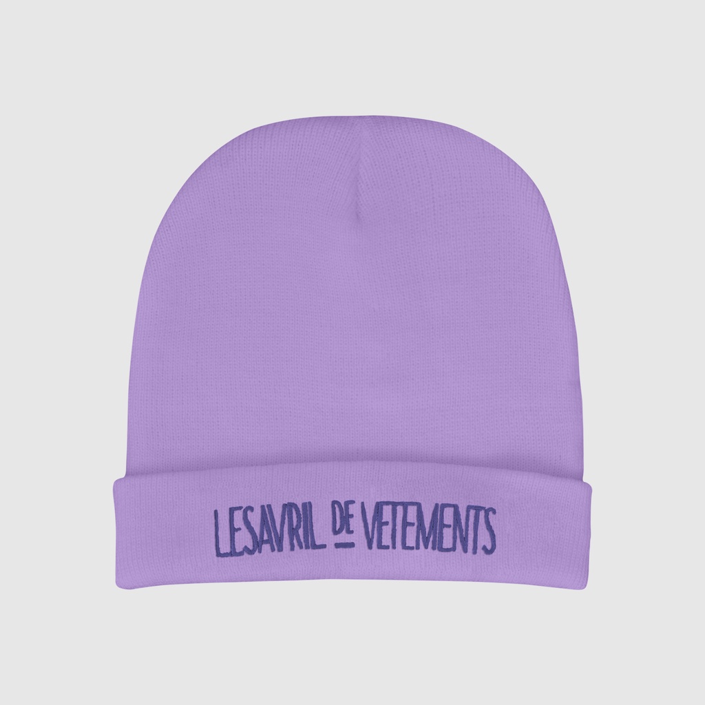 Mũ len Lesavril de Vetements Brilliante Purple